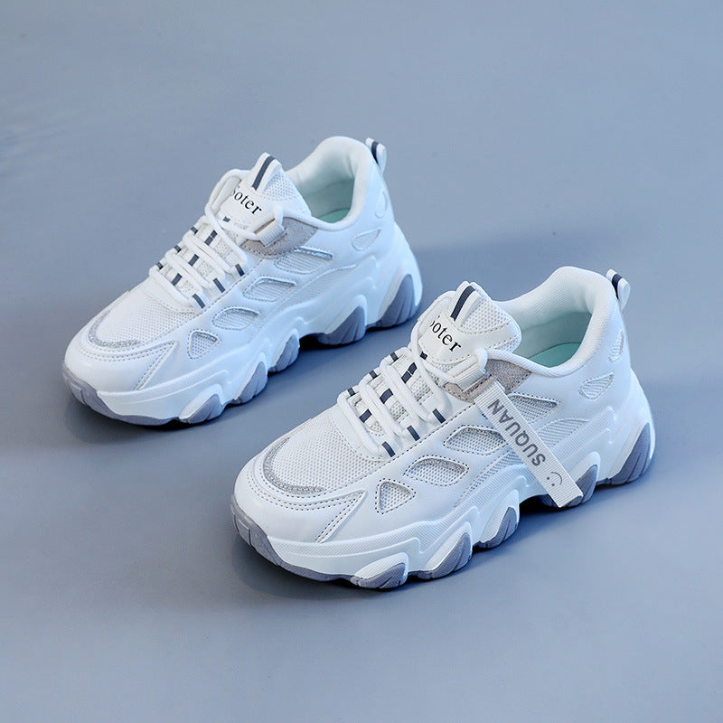 Damen Sneaker Sportlich Atmungsaktiv Futuristisch