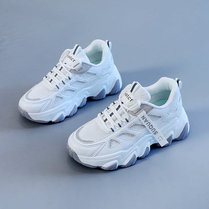 Damen Sneaker Sportlich Atmungsaktiv Futuristisch