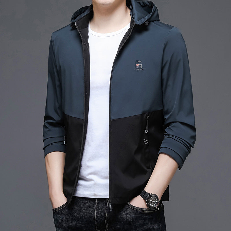 Herren Sportjacke Leicht Wasserabweisend