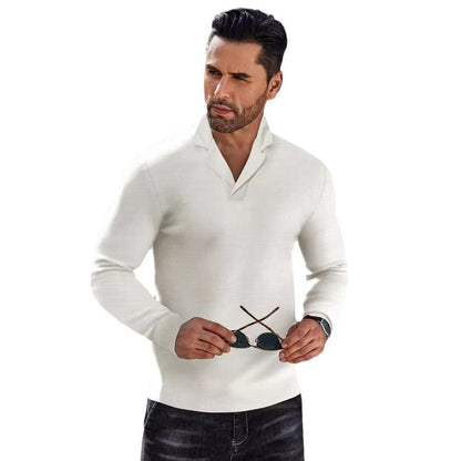 Herren Langarmshirt Lässig Casual Berlin Style