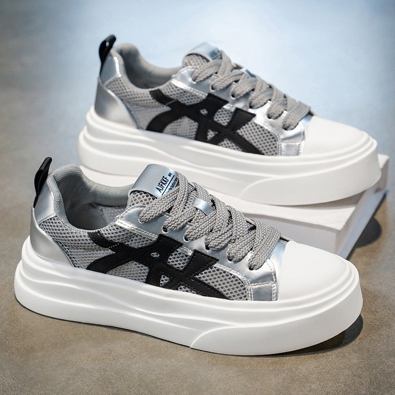 Damen Sneaker Hochplateau Schuhe Trendy Mode - BerlinGlamour