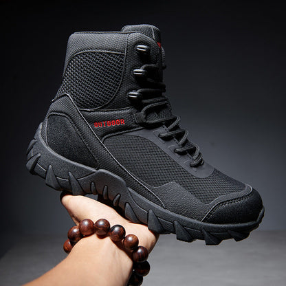 Herren Outdoor-Schuhe High-Top Strapazierfähig Rutschfest