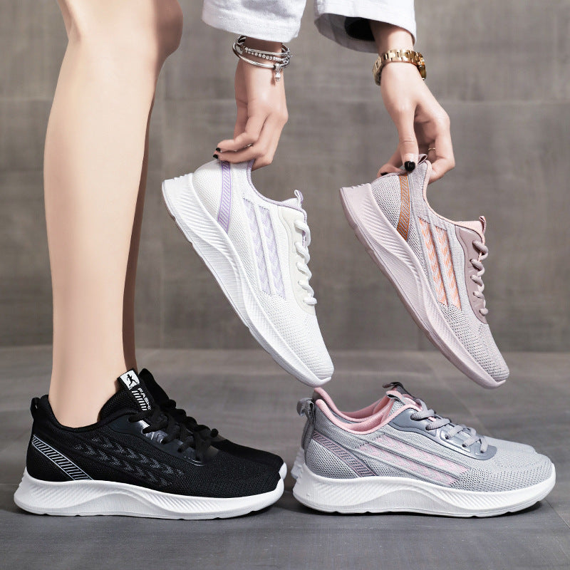 Damen Sneaker Leicht Sportlich Atmungsaktive Laufschuhe