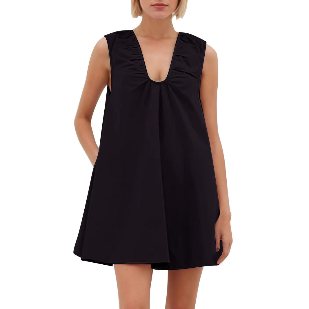 Sommerkleid Damen Lässig Rüschenkleid Kurz - BerlinGlamour