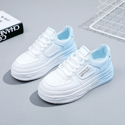 Damen Plateau Sneaker Komfortabel Dämpfung Modisch