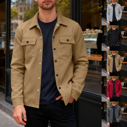 Herren Jacke Modern mit Taschen Wasserabweisend - BerlinGlamour