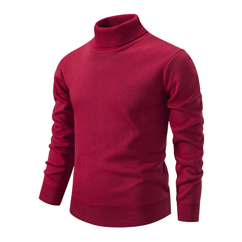 Herren Rollkragenpullover Weich Strickig Modern Berlin