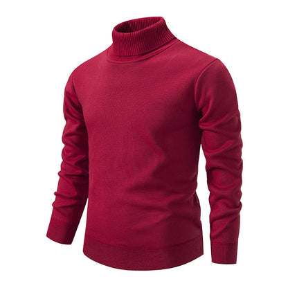 Herren Rollkragenpullover Weich Strickig Modern Berlin