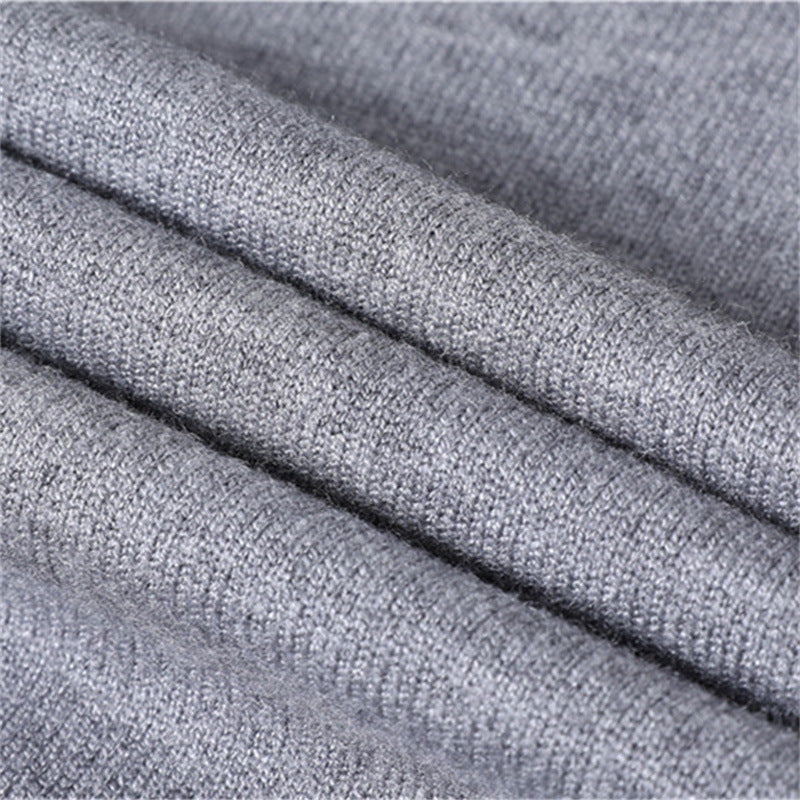 Herren Rollkragenpullover Weich Strick Eleganz