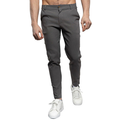 Herren Anzughose Schmal Slim Fit Hochwertig