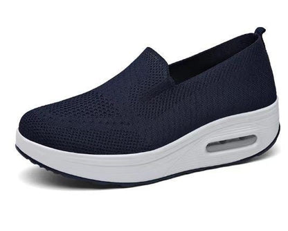Damen Sneaker Slip-On Bequem Luftdurchlässig Modisch