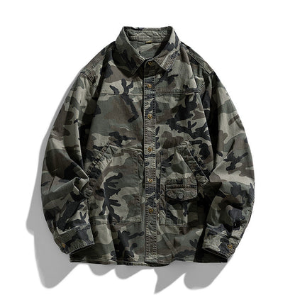 Herren Camouflage Jacke Militärstyle Freizeit