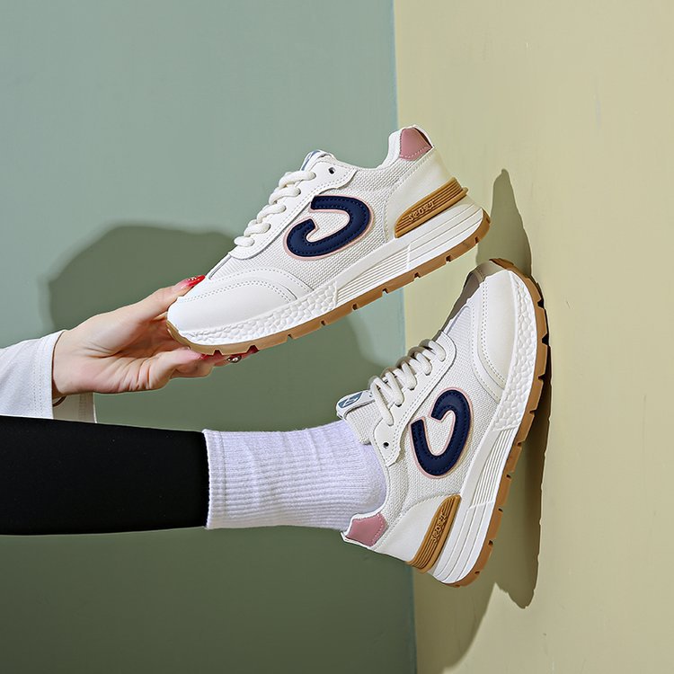 Damen Sneaker atmungsaktiv Komfort Sohle Modisch