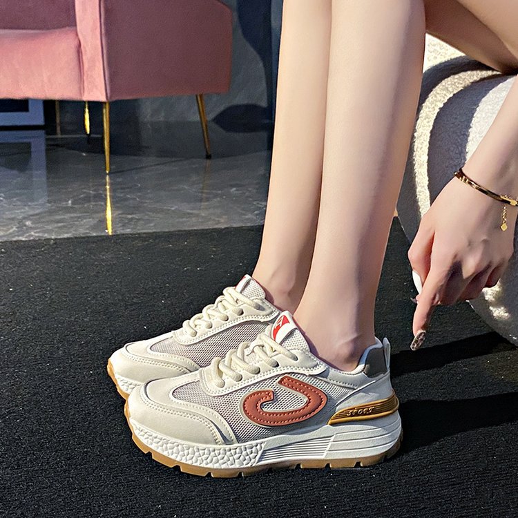 Damen Sneaker Bequem Atmungsaktiv Mesh Komfort