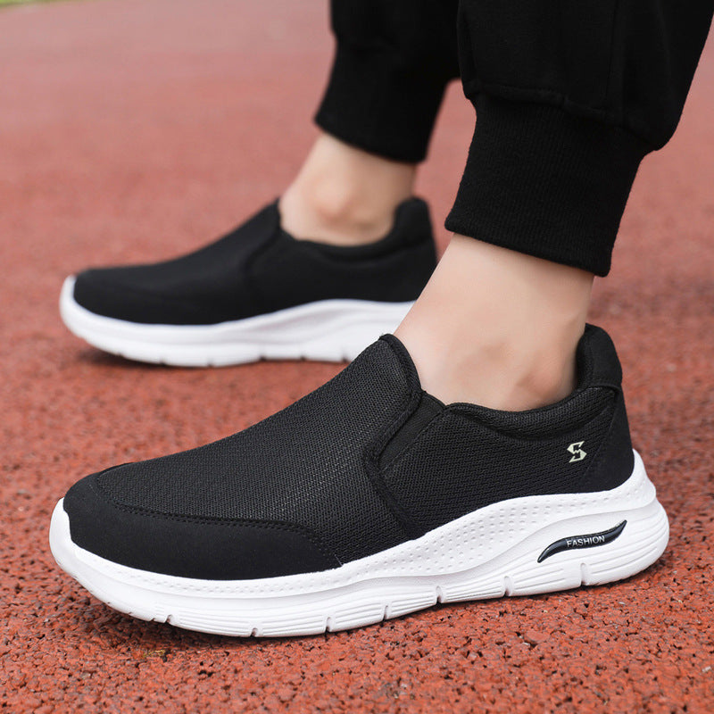 Damen Sneaker Bequem Atmungsaktiv Weiße Sportschuhe