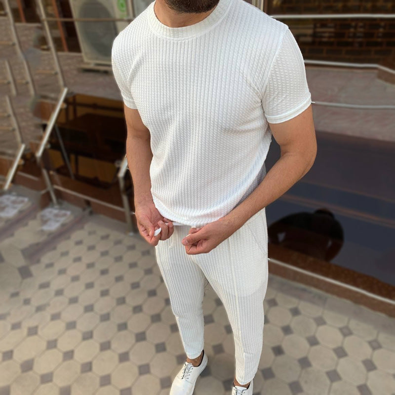 Herren Strickanzug Bequem Lässig Modern