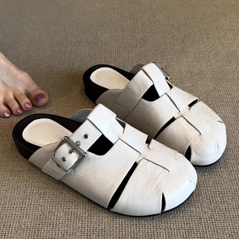 Damen Sandalen Bequem Heidi Stil