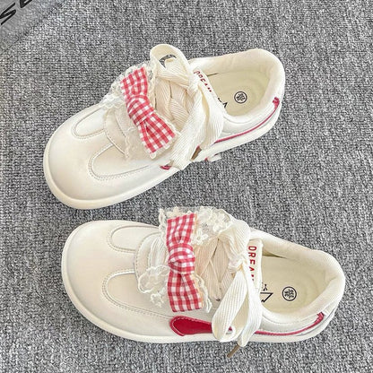 Damen Sneaker Bunt Karo Frauen Schuhe Sportlich