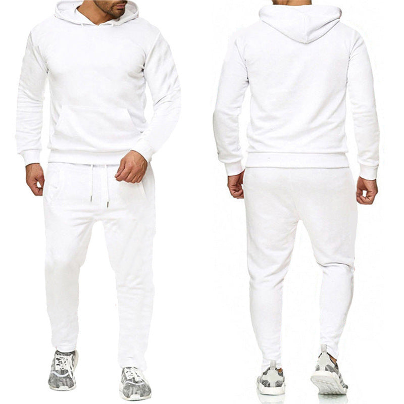 Herren Sportset Kapuzenpullover mit Jogginghose Sportlich