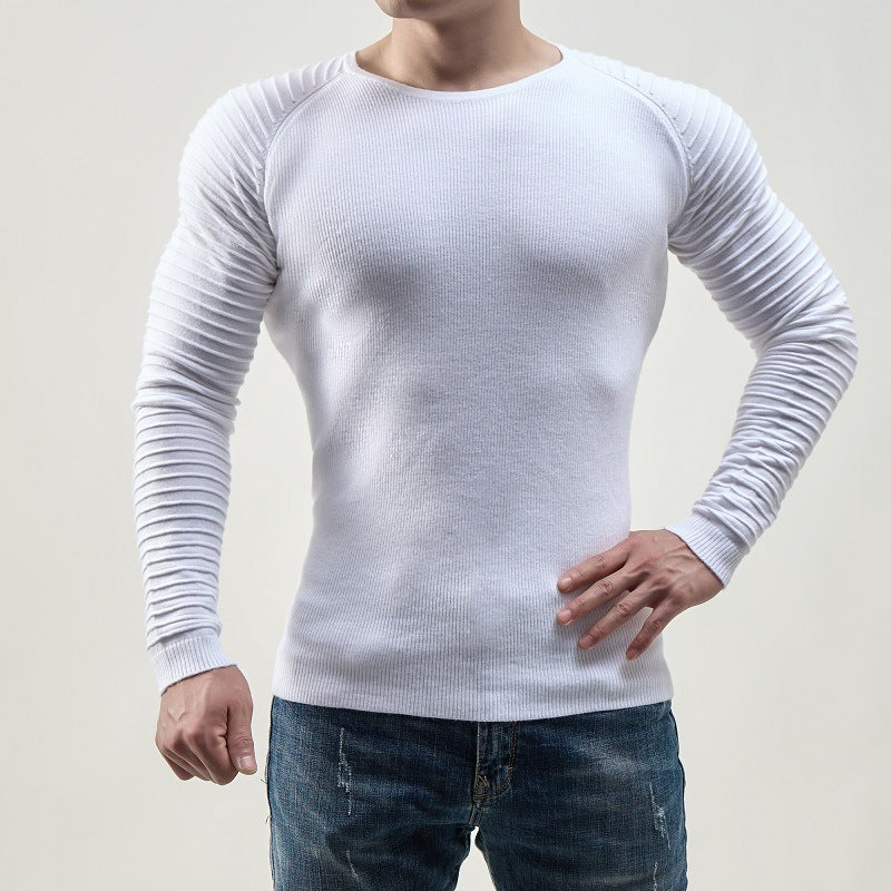 Herren Strickpullover Modern Raglan Ärmel Großzügig