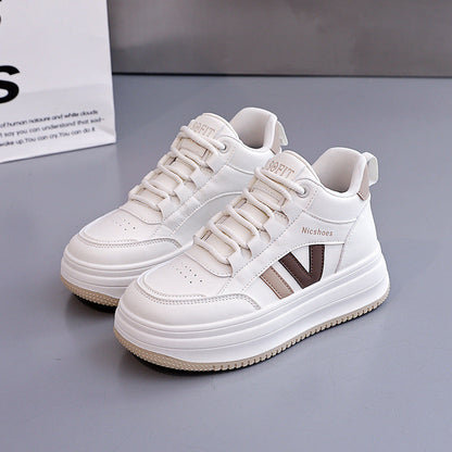 Damen Sneaker Bequem Plattform Schuhe