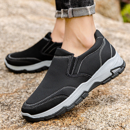 Damen Sneaker Bequem Slip-On Atmungsaktiv Sportlich