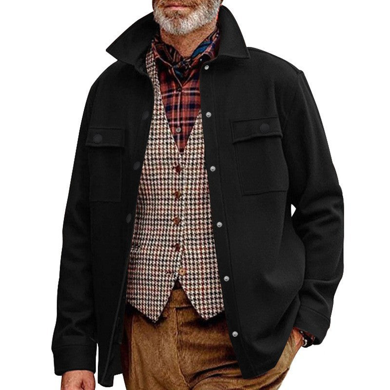 Männer Outdoorjacke Lässig Praktisch Modern