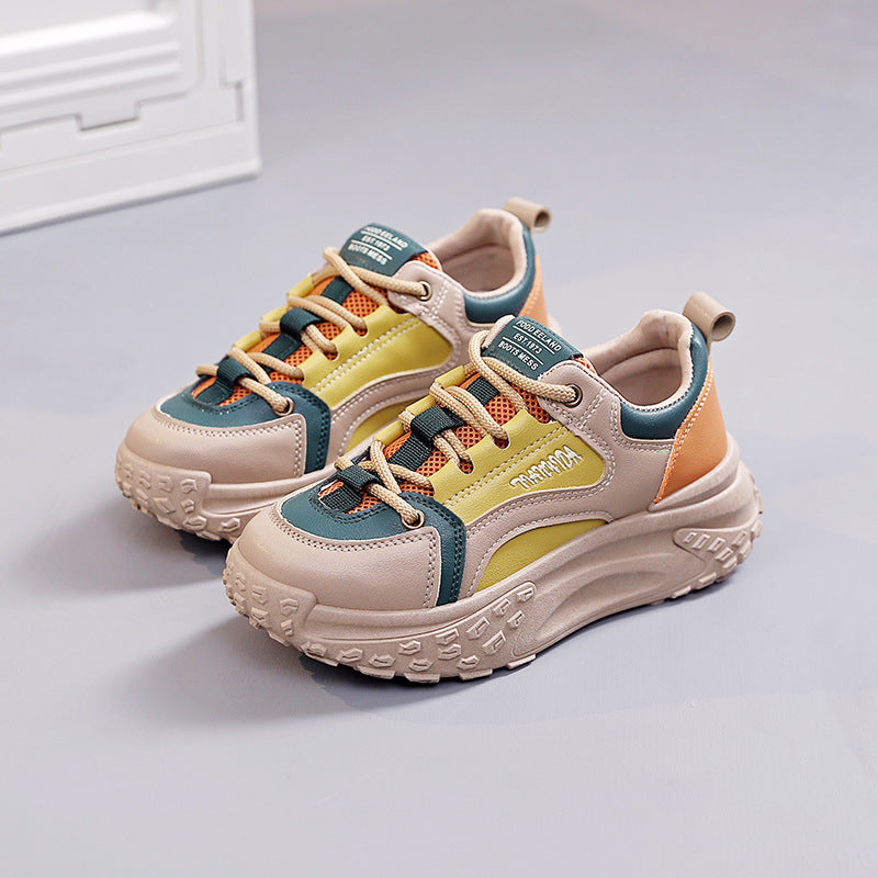 Damen Sneaker Sportlich Chunky Komfortabel