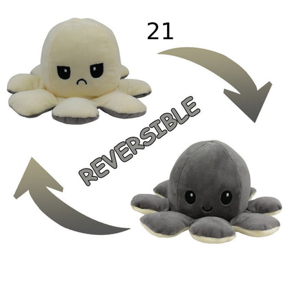Reversibler Plüsch Octopus Kuscheltier Einzigartig