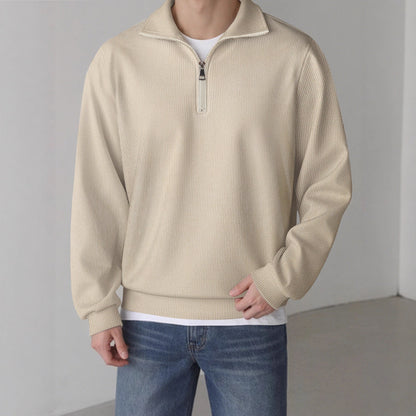 Herren Pullover Lässig Mit Reißverschluss Casual