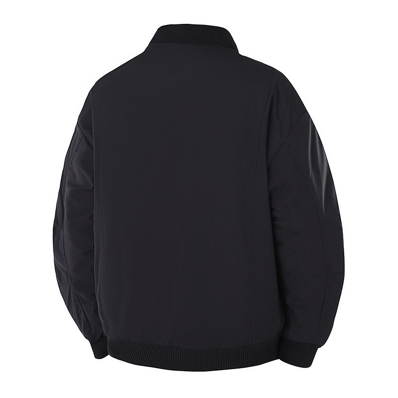 Herren Steppjacke Modern Hoher Kragen Winter