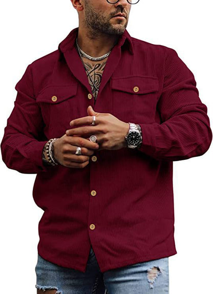 Herren Lederjacke Lässig Schnitt Modern