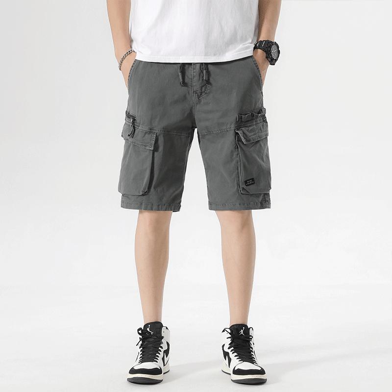 Herren Cargoshorts Bequem Elastisch Mit Vielen Taschen