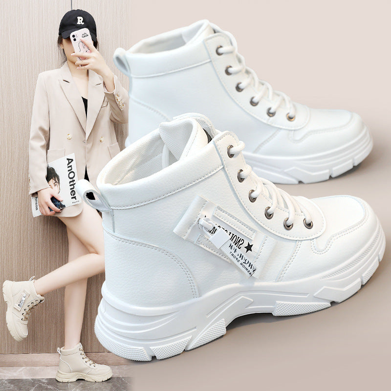 Damen Sneaker High-Top Sportlich Robust Modern - BerlinGlamour