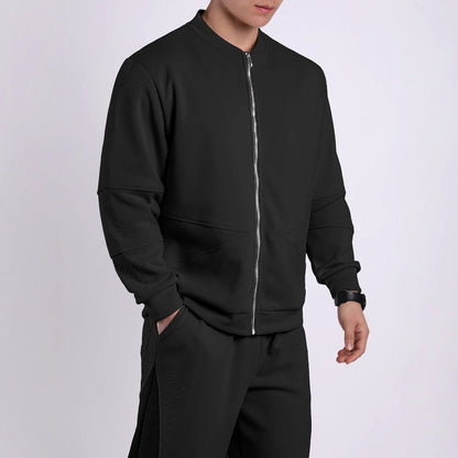 Herren Trainingsjacke Sportlich Modern Schnitt - BerlinGlamour