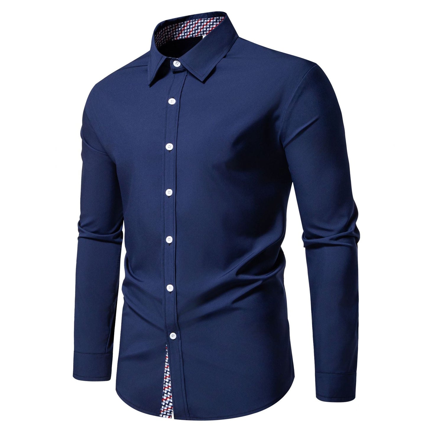 Herren Langarmhemd Modern Slim Fit Elegant