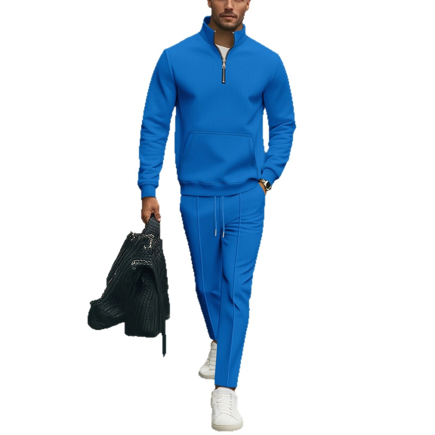Herren Sportset Reißverschluss elastisch Bequem
