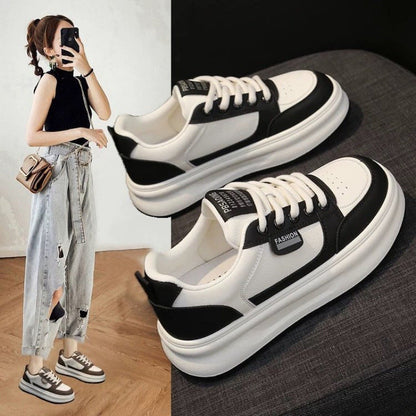 Damen Sneaker Sportlich Zweifarbig Trendy Lifestyle Schuhe - BerlinGlamour