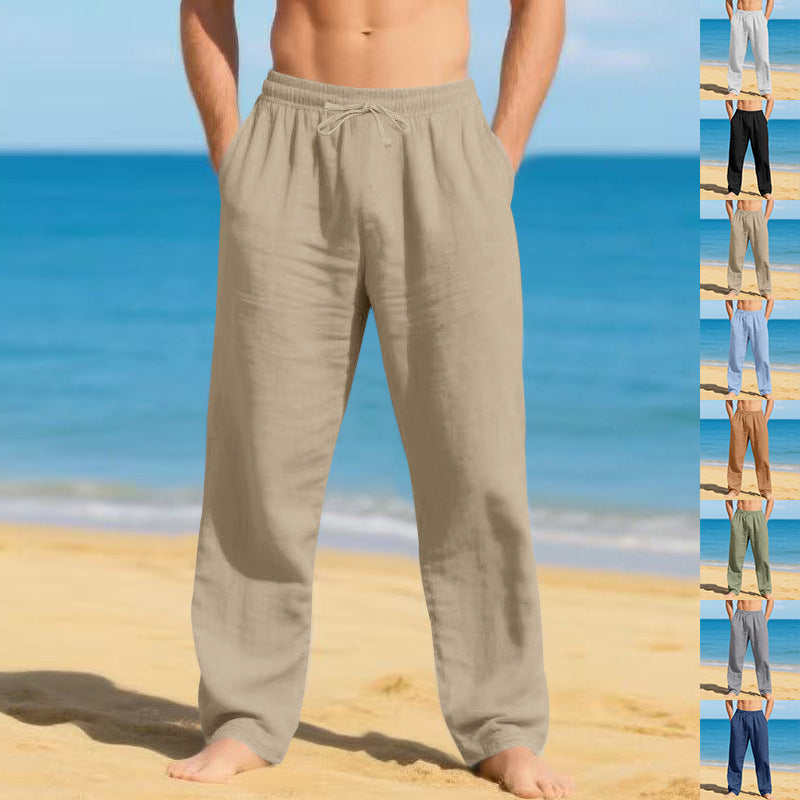 Herren leichte Strandhose mit verstellbarem Bund BerlinGlamour 

→ Herren leichte Strandhose, einzig verstellbarer Bund, Berliner Glamour - BerlinGlamour