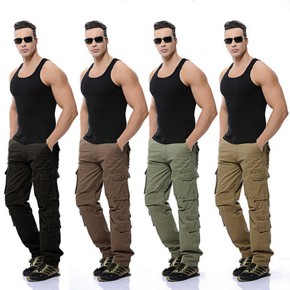 Herren Cargo-Hose Vieltaschig Verstellbar Praktisch