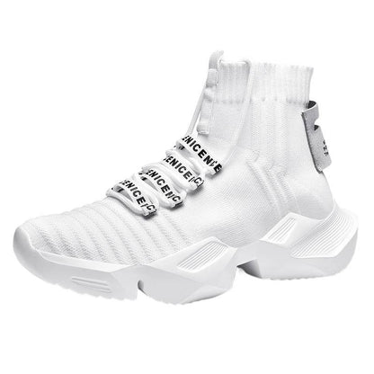 Damen Sneaker High-Top Sportlich Elastisch