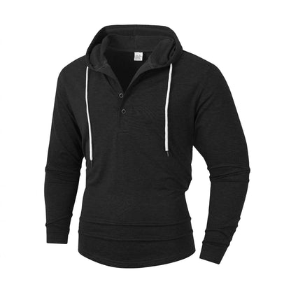 Herren Hoodie Langarm Lässig Komfortabel Mit Kordeln
