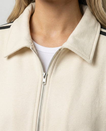Damen Jacke Sportlich Elegant Weit Reißverschluss