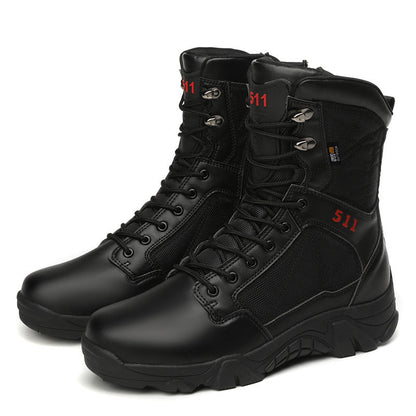 Herren Stiefel Tactical Militärstil Schwarz