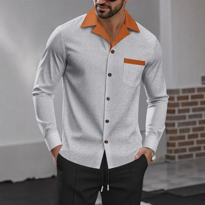mein Vorschlag: Berlin Chic Mode Herren Schmuck Langarmhemd Glamour
