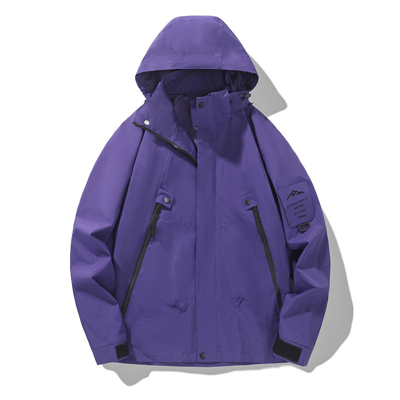 Wasserdichte Herren Outdoor-Jacke Funktionsjacke Winddicht