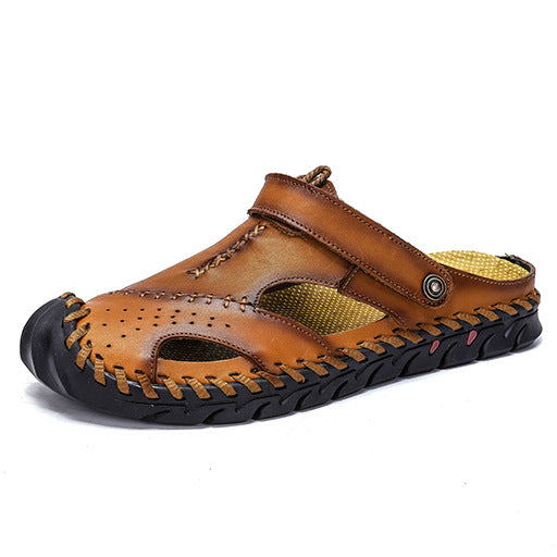 Damen Ledersandalen Sportlich Elastisch Komfort Sohle