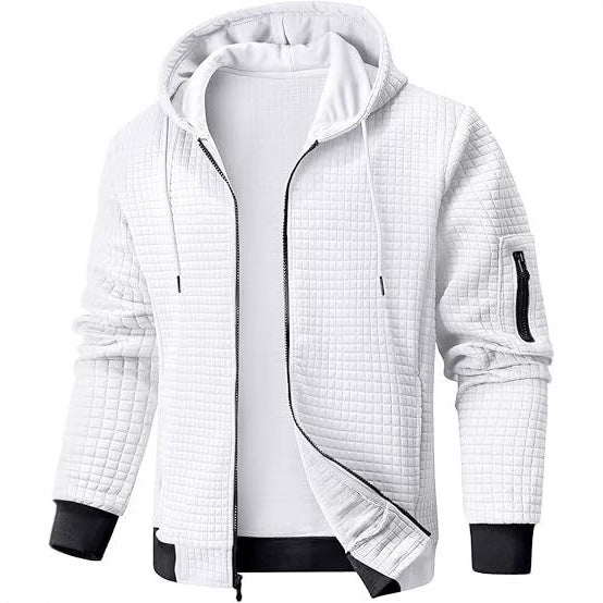 Herren Kapuzenjacke Quilt-Design Modern Sportlich