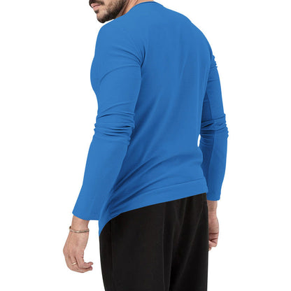Herren T-Shirt Langarm Elastisch Feuchtigkeitstransportierend