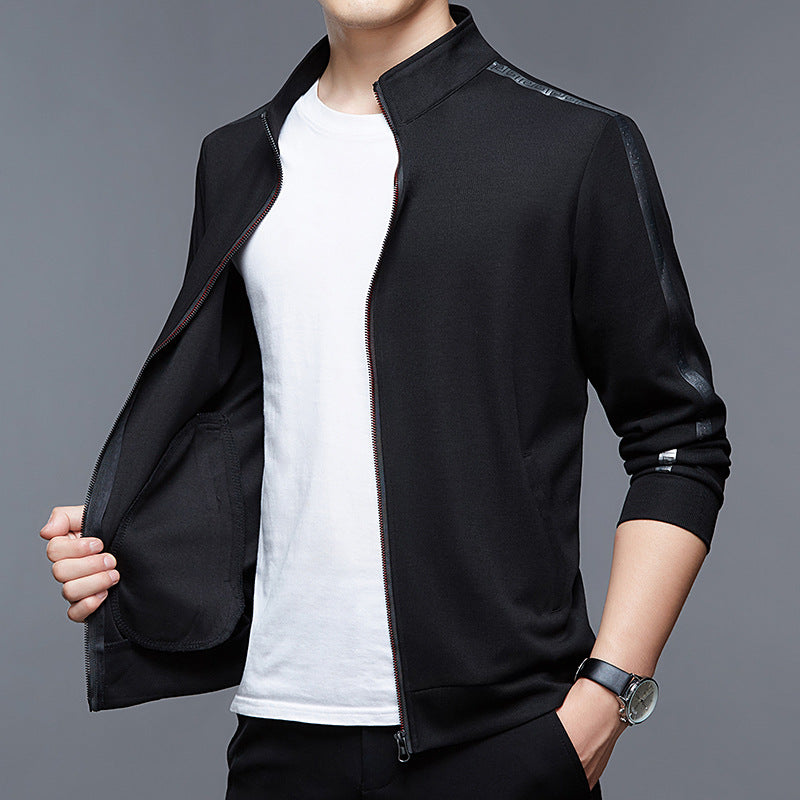 Herren Outdoorjacke atmungsaktiv mit Stehkragen